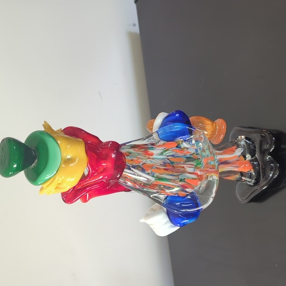 Vintage and Rare Murano Glass Clown with Bottle - Picture 5 of 5
